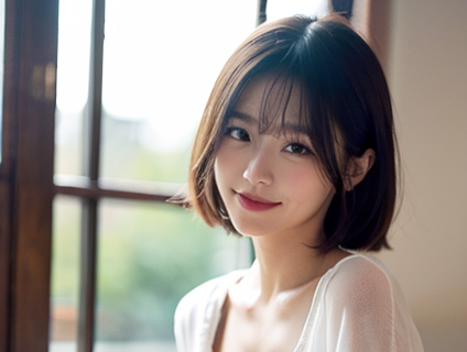一个健康女人的面貌